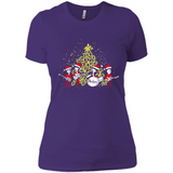 The Beatles chibi Christmas - Ladies' Boyfriend T-Shirt