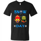 Snow Day Shirt For Edmonton Oilers Vs Minion Fans pingpong