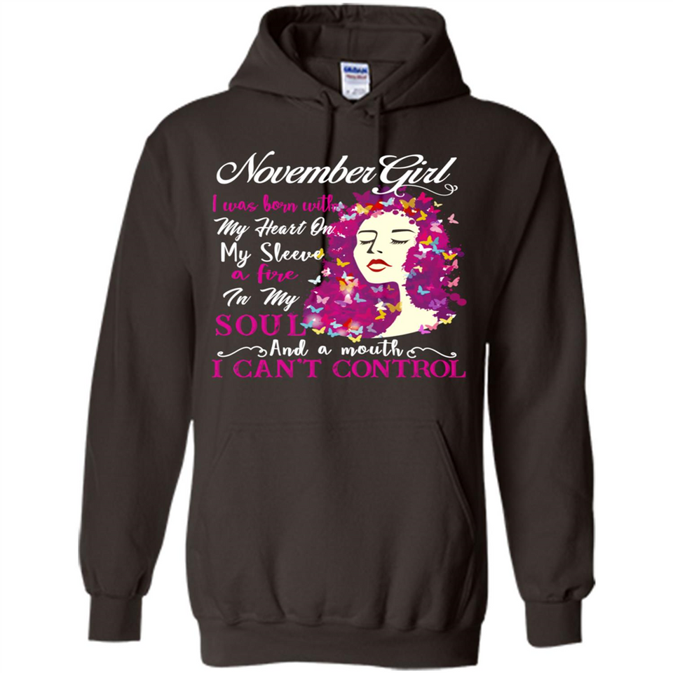 November Butterfly Girl - Hoodie