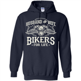 Husband & Wife Biker For Life Couple
