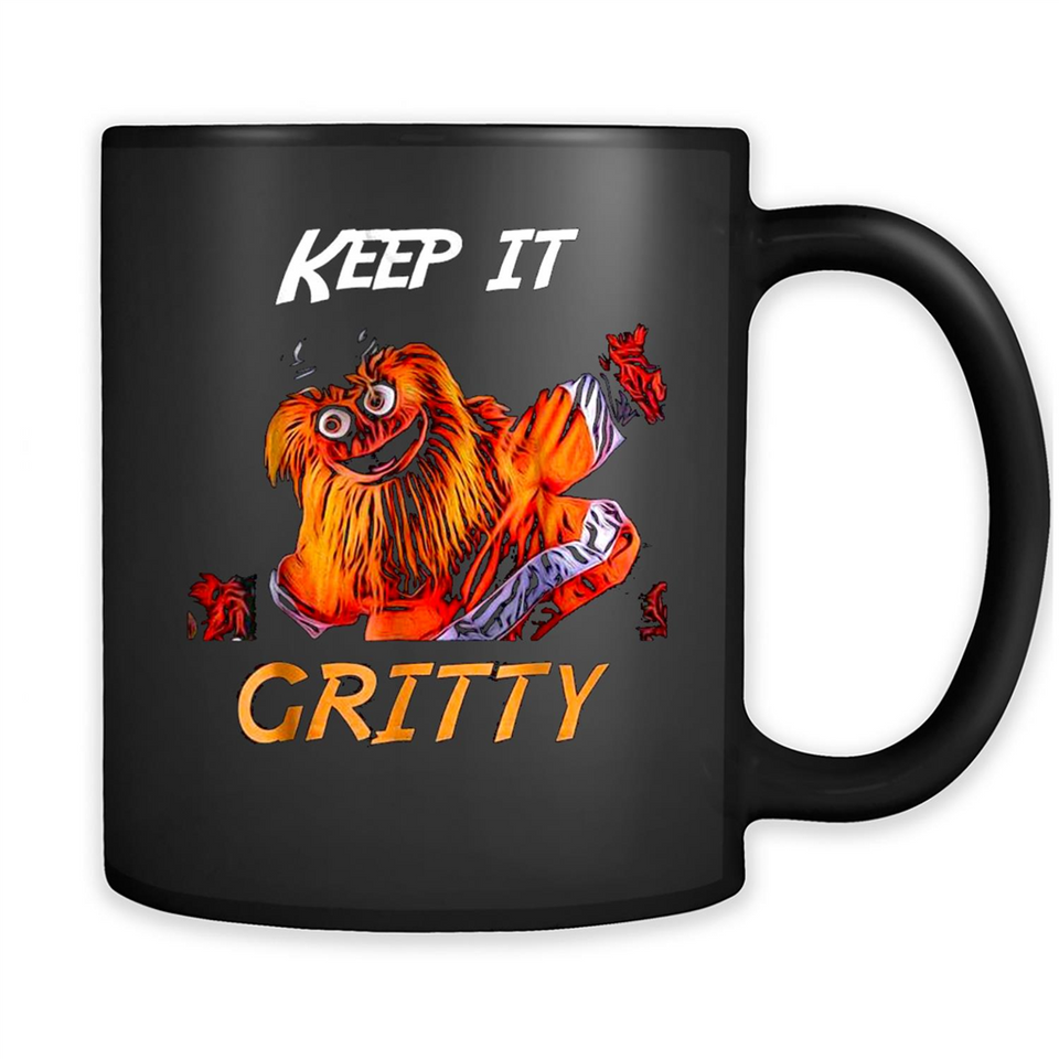 Keep it Gritty Philly Flyers mascot PINGPONG
