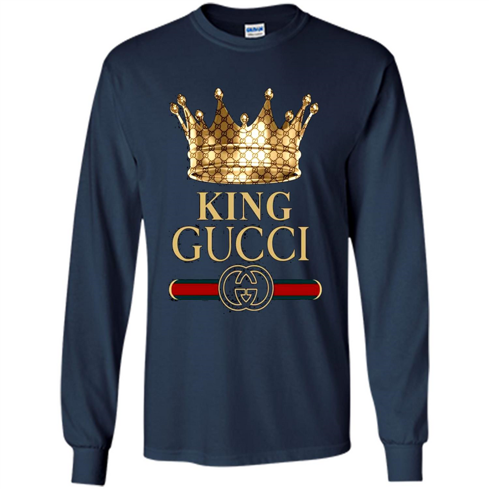 Cover your body with amazing King Crown Gucci Logo Black PING PONG