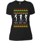 Ho Ho Ho Santa's Helpers Christmas - Ladies' Boyfriend T-Shirt