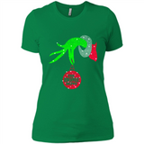 Grinch hand holding HomeDepot Glitter Christmas PING PONG