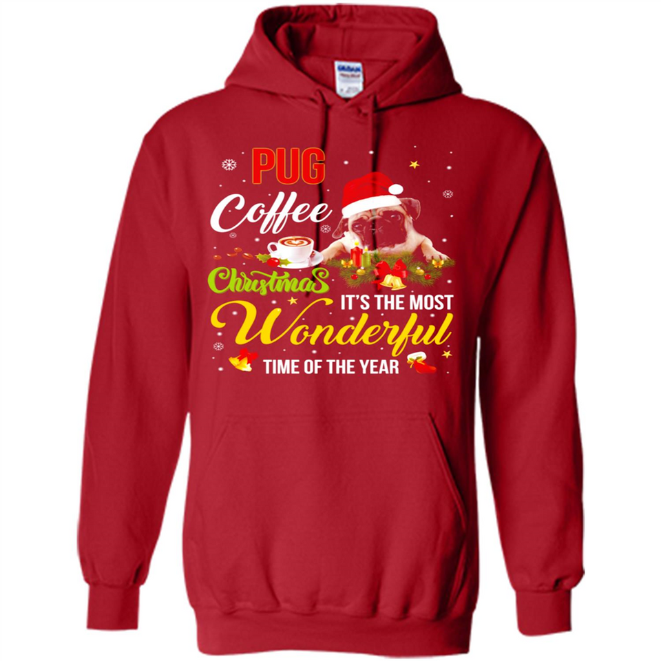 Pug Coffee Wonderful Christmas