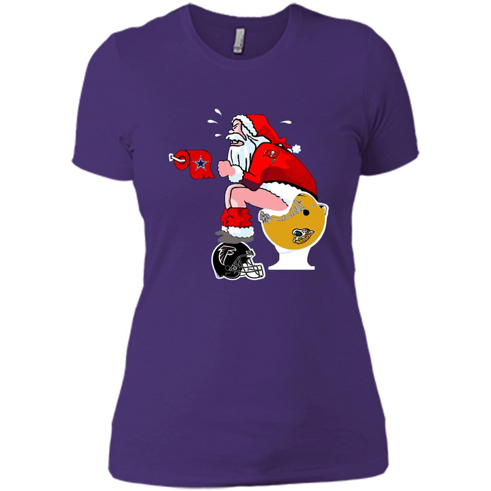 Tampa Bay Buccaneers Santa Claus Toilet