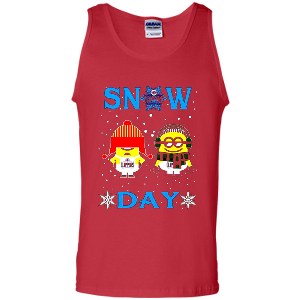 Snow Day Shirt For La Clippers Vs Minion Fans pingpong