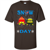 Snow Day Shirt For Houston Texans Vs Minion Fans pingpong