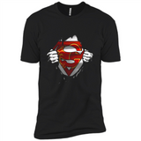 Calgary Flames And Superman Fans - Premium Short Sleeve T-Shirt
