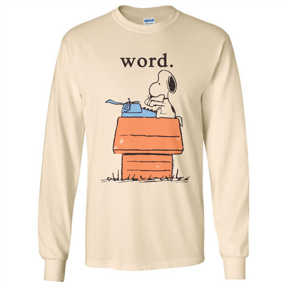 Snoopy Word - Long Sleeve T-Shirt