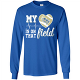 UCF Knights Football My Heart is on that Field - Long Sleeve T-Shirt