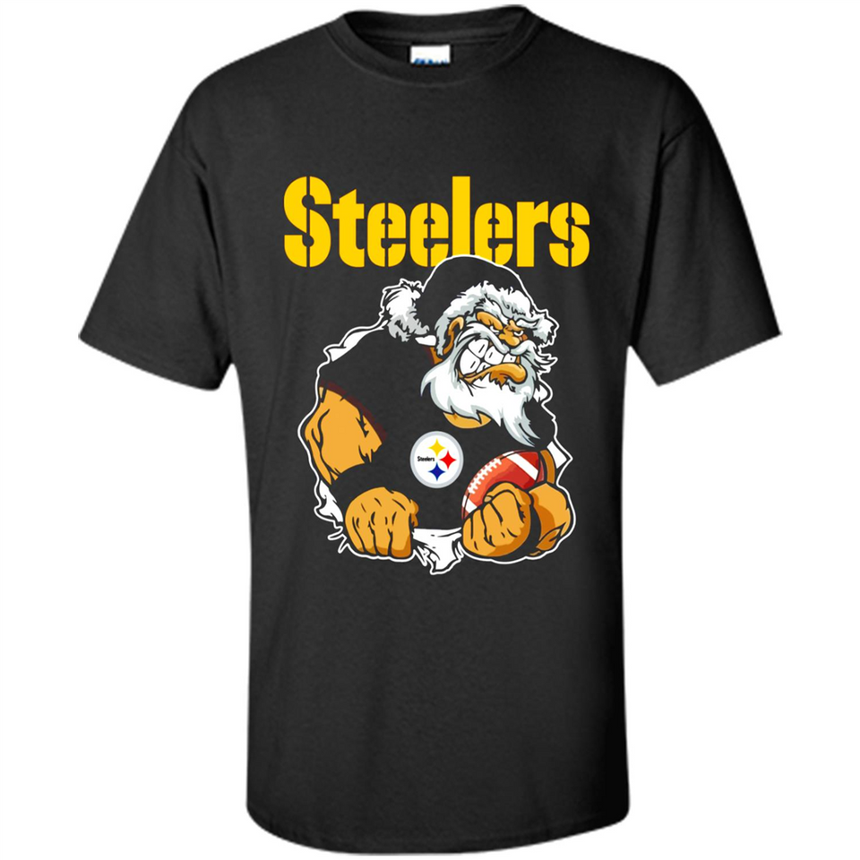 Grumpy Santa Claus Pittsburgh Steelers Football Team PINGPONG