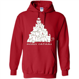 Merry Catmas - Merry Christmas Cat Lover Mug PINGPONG - Hoodie