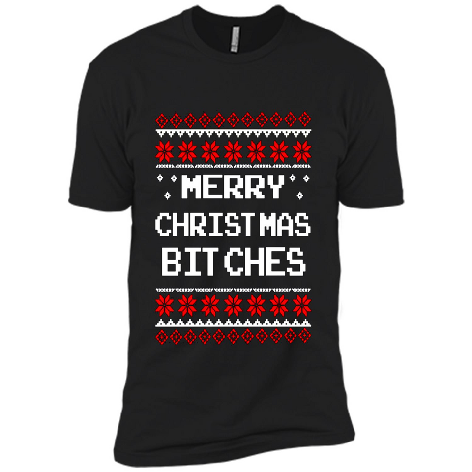 Merry Christmas Bitches ugly sweatshirt PINGPONG