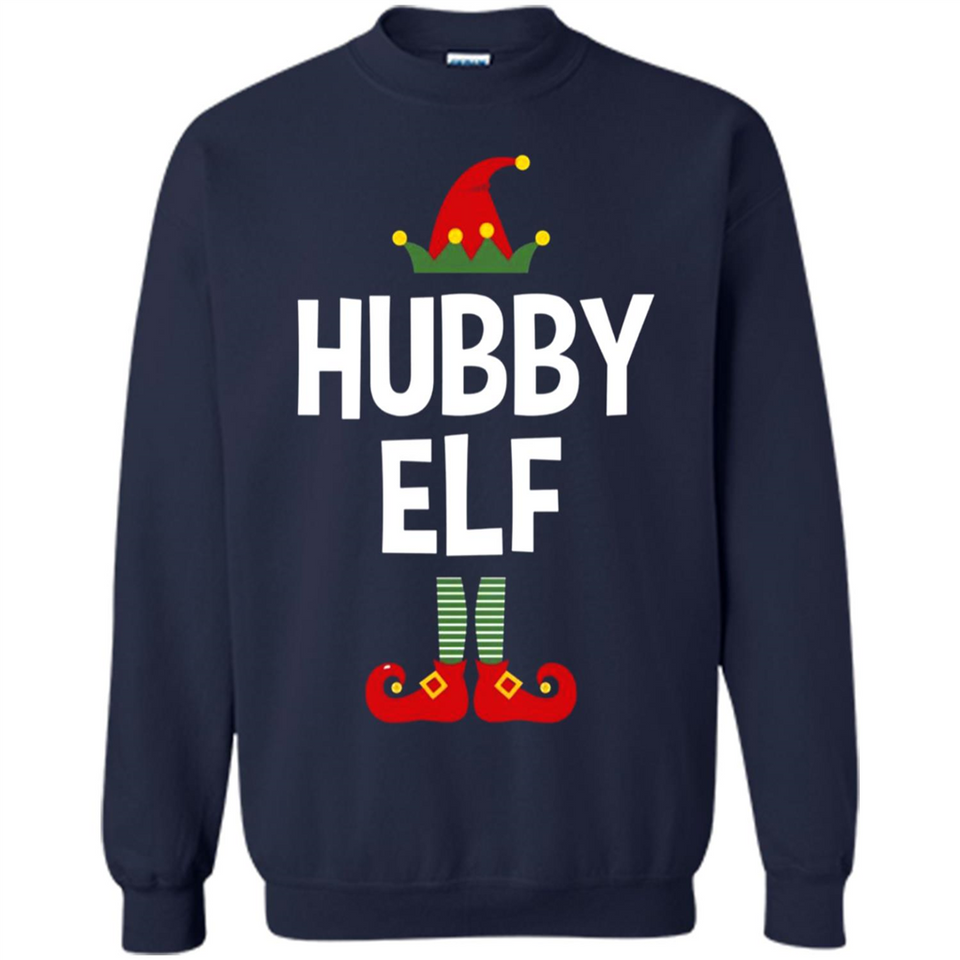Hubby Elf Shirt - Family Matching Christmas Pajamas - Sweatshirt