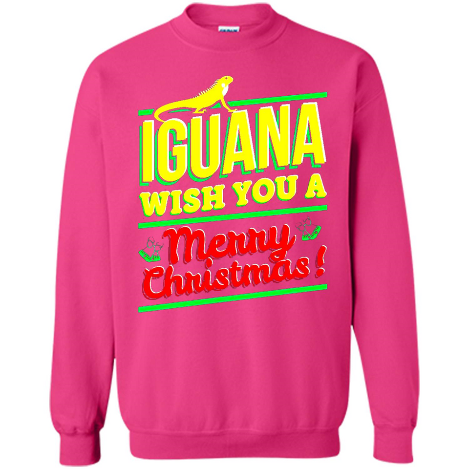 Iguana Wish You A Merry Christmas Animal - Sweatshirt