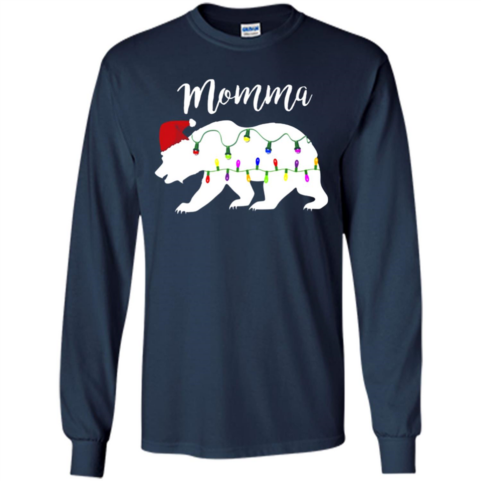 Womens Momma Bear - Long Sleeve T-Shirt