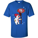 San Francisco 49ers Snowman
