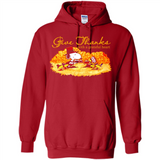 Snoopy Thanksgiving Give Thanks With A Grateful Heart - Hoodie