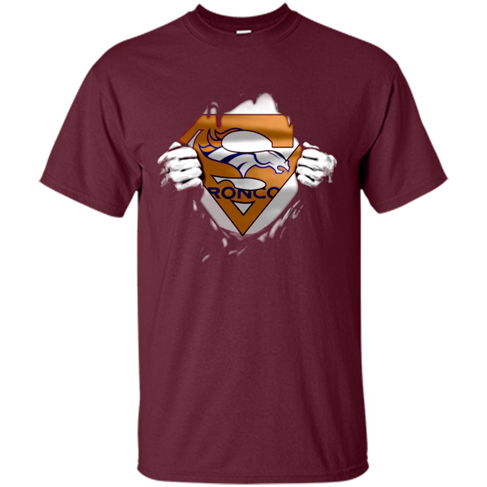 Denver Broncos And Superman Fans - Shirt