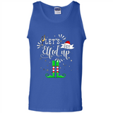 Let's Get Elfed Up Funny Drinking Wine Christmas Elf PINGPONG