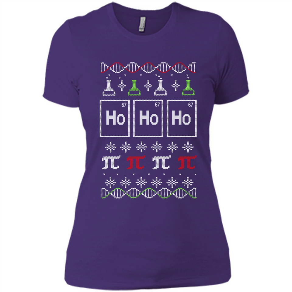 Scientific christmas ugly sweater - Ladies' Boyfriend T-Shirt