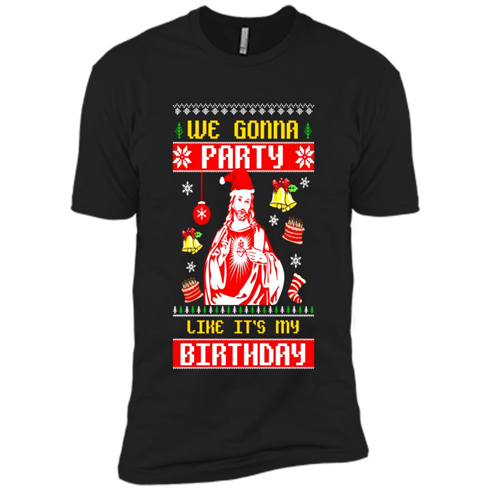 We Gonna Party Like It's My Birthday Jesus Christmas PINGPONG