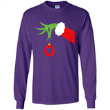 Funny Grinch Hand Holding Chef Ornament Christmas PING PONG