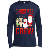 CHRISTMAS CREW Shirt X-mas Santa Snowman Reindeer Elf - Canvas Long Sleeve T-Shirt