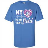Florida State Seminoles Football My Heart is on that Field - Shirt