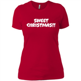 SWEET CHRISTMAS sweetchristmas - Ladies' Boyfriend T-Shirt