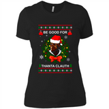 Mike Tyson Thanta Clauth Santa Claus Christmas sweater PINGPONG