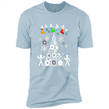 Funny Mechanics Ugly Christmas 2018 - Premium Short Sleeve T-Shirt