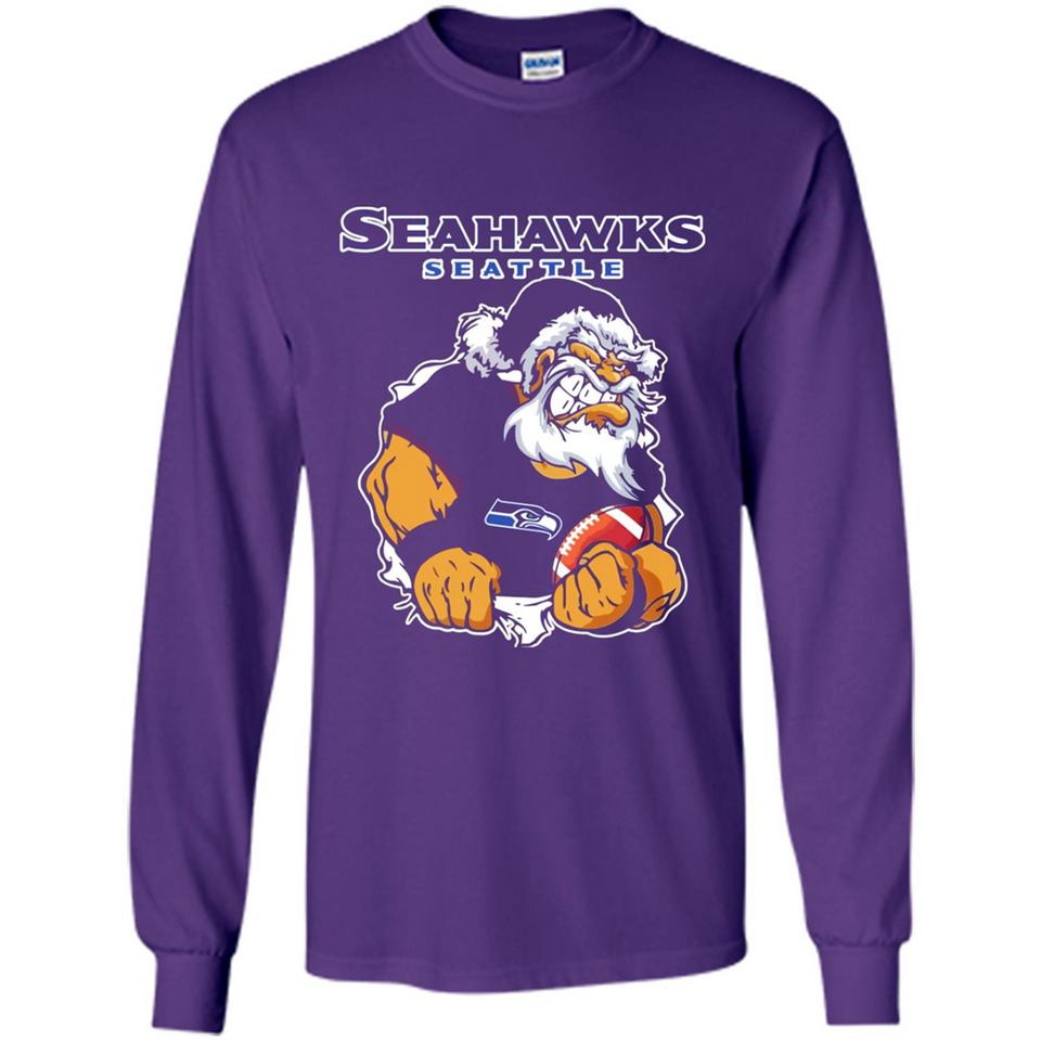 Grumpy Santa Claus Seahawks Seattle Football Team PINGPONG