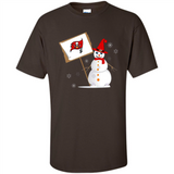 Tampa Bay Buccaneers Snowman Funny
