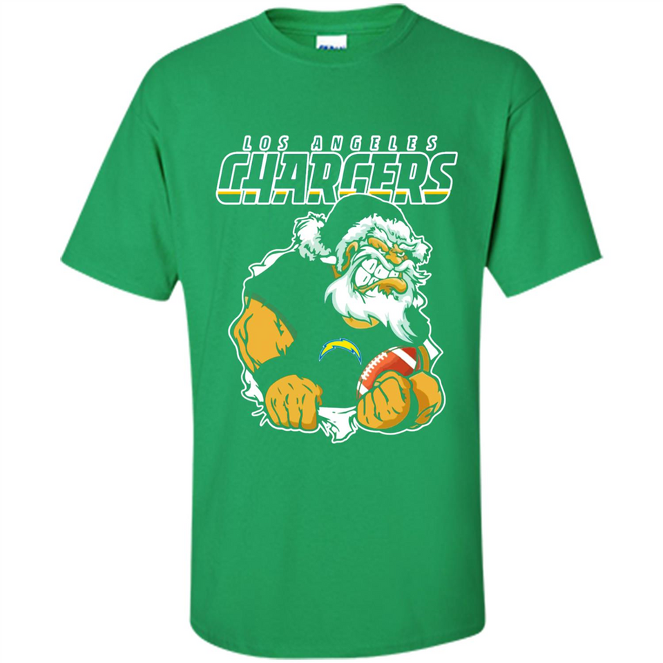 Grumpy Santa Claus Los Angeles Chargers Football Team PINGPONG