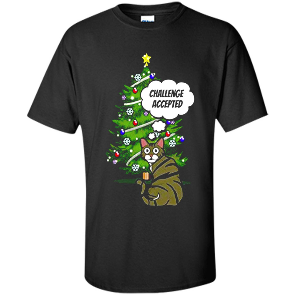 Christmas Tree Cat Long Sleeve Christmas Shirt for Cat Lover - Shirt