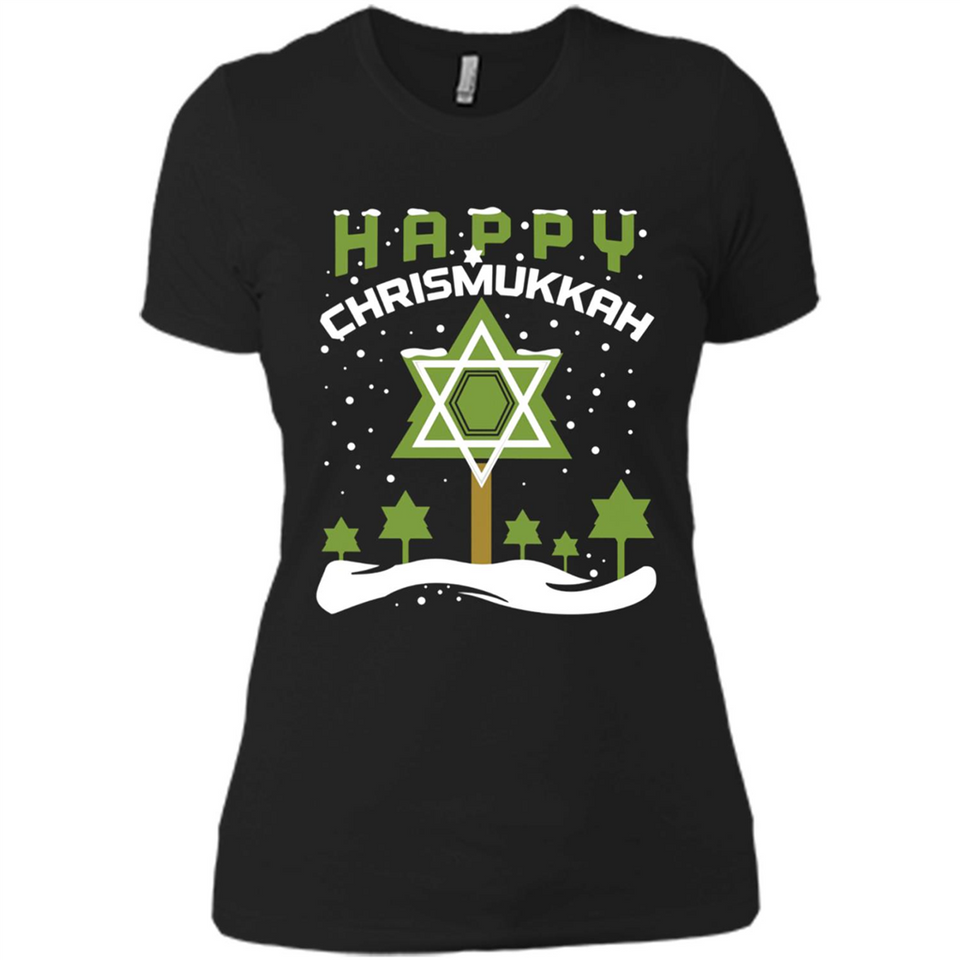 Happy Chrismukkah - Ladies' Boyfriend T-Shirt