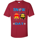 Snow Day Shirt For Carolina Hurricanes Vs Minion Fans pingpong