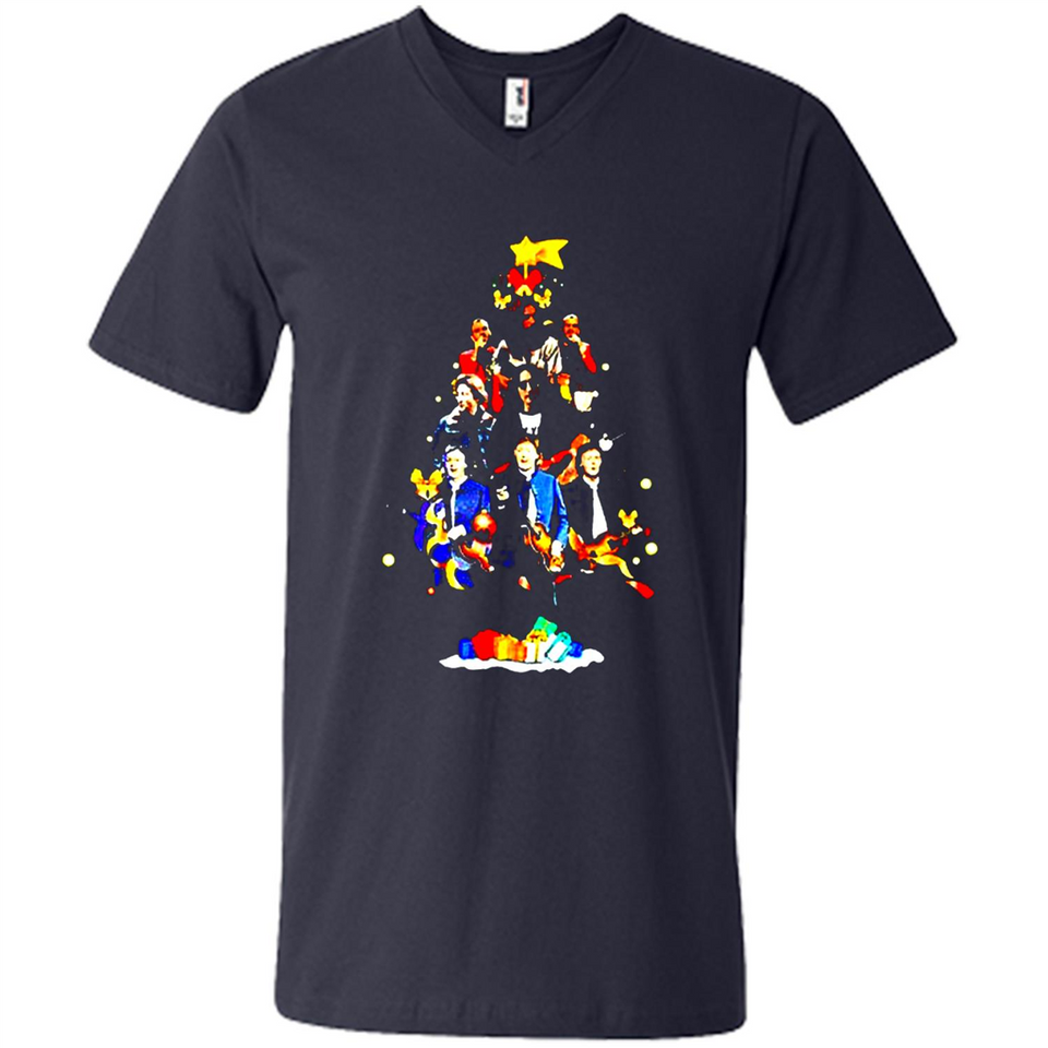 JOHN LENNON CHRISTMAS TREE - Men's V-Neck