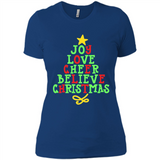 Joy Love Cheer Believe Christmas Tree