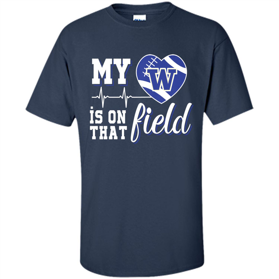 Washington Huskies Football My Heart is on that Field - Shirt