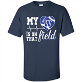 Washington Huskies Football My Heart is on that Field - Shirt