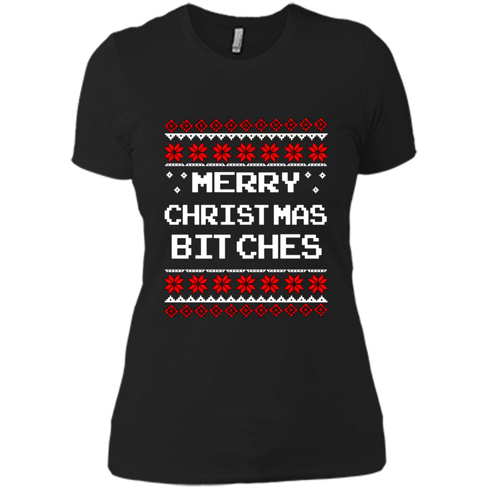 Merry Christmas Bitches ugly sweatshirt PINGPONG
