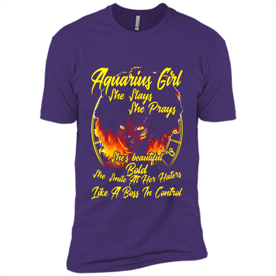 Aquarius Girl She Slays She Prays Zodiac Sign PINGPONG