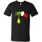 Funny Grinch Hand Holding Christmas Tree Ornament Christmas PING PONG