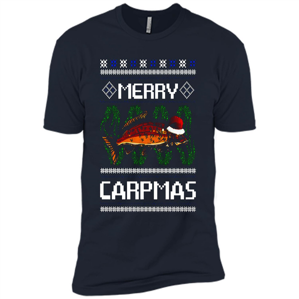 Santa Claus Carpmas Merry Carpmas Christmas Sweater PINGPONG - Premium Short Sleeve T-Shirt