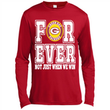 Green Bay Packers Forever For ever not just when we win - Canvas Long Sleeve T-Shirt