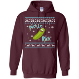 Rick and Morty Pickle Rick Ugly Christmas Sweater - Hoodie