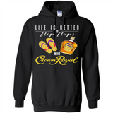 LIFE IS BETTER IN FLIP FLOPS WITH CROWN ROYAL